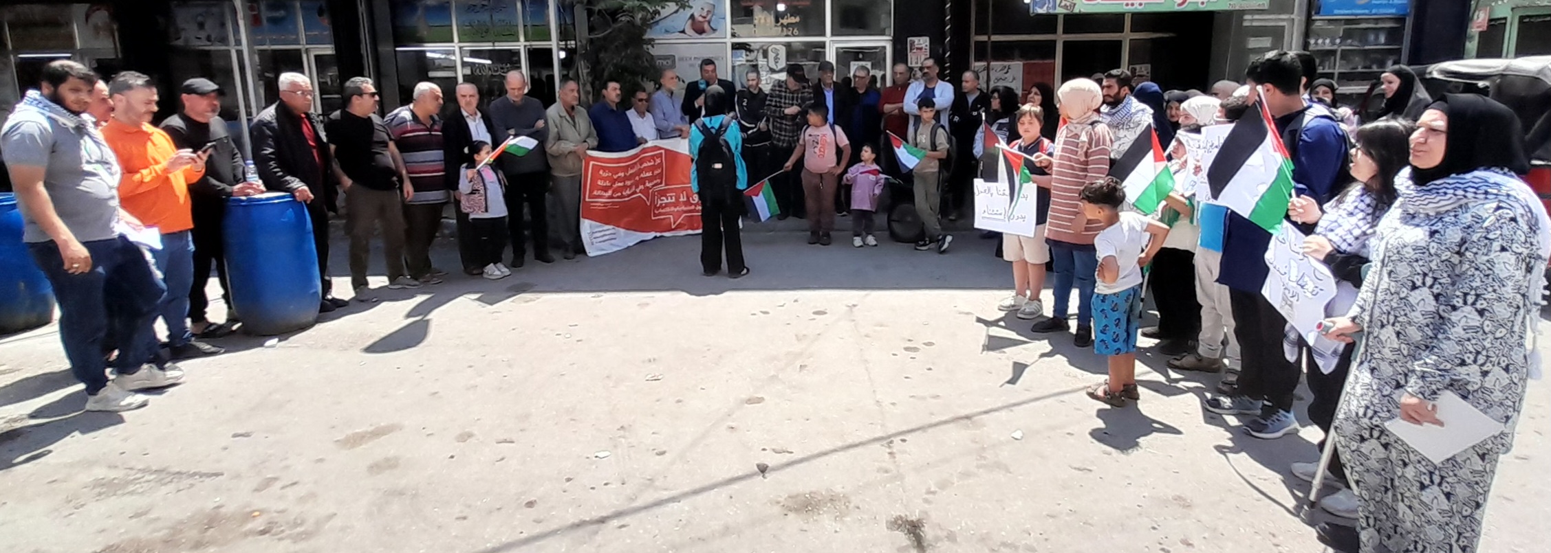 *العملُ حق… وصوتُ الكرامة لا يُكسر*