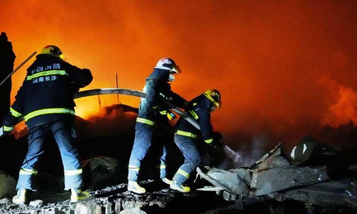 انفجار في مصنع للألعاب النارية في الصين يسفر عن مقتل 21 شخصا وإصابة 61- (فيديو)