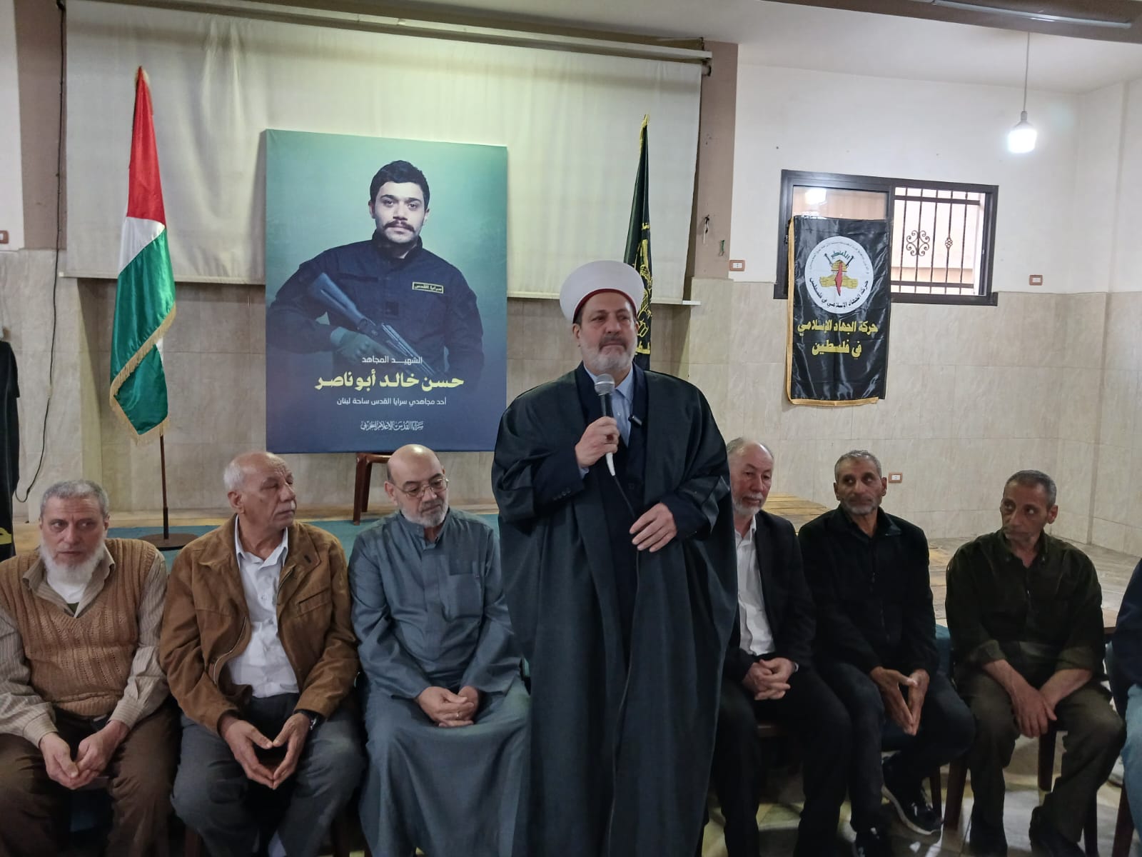 مجلس تباريك بمناسبة بارتقاء الشهيد المجاهد حسن خالد ابو ناصر