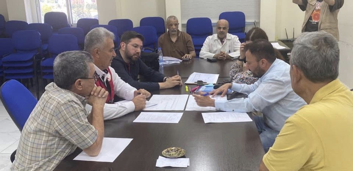 وفد من ANERA يزور مستشفى صفد لاستكمال مشروع بناء قسم غسيل الكلى