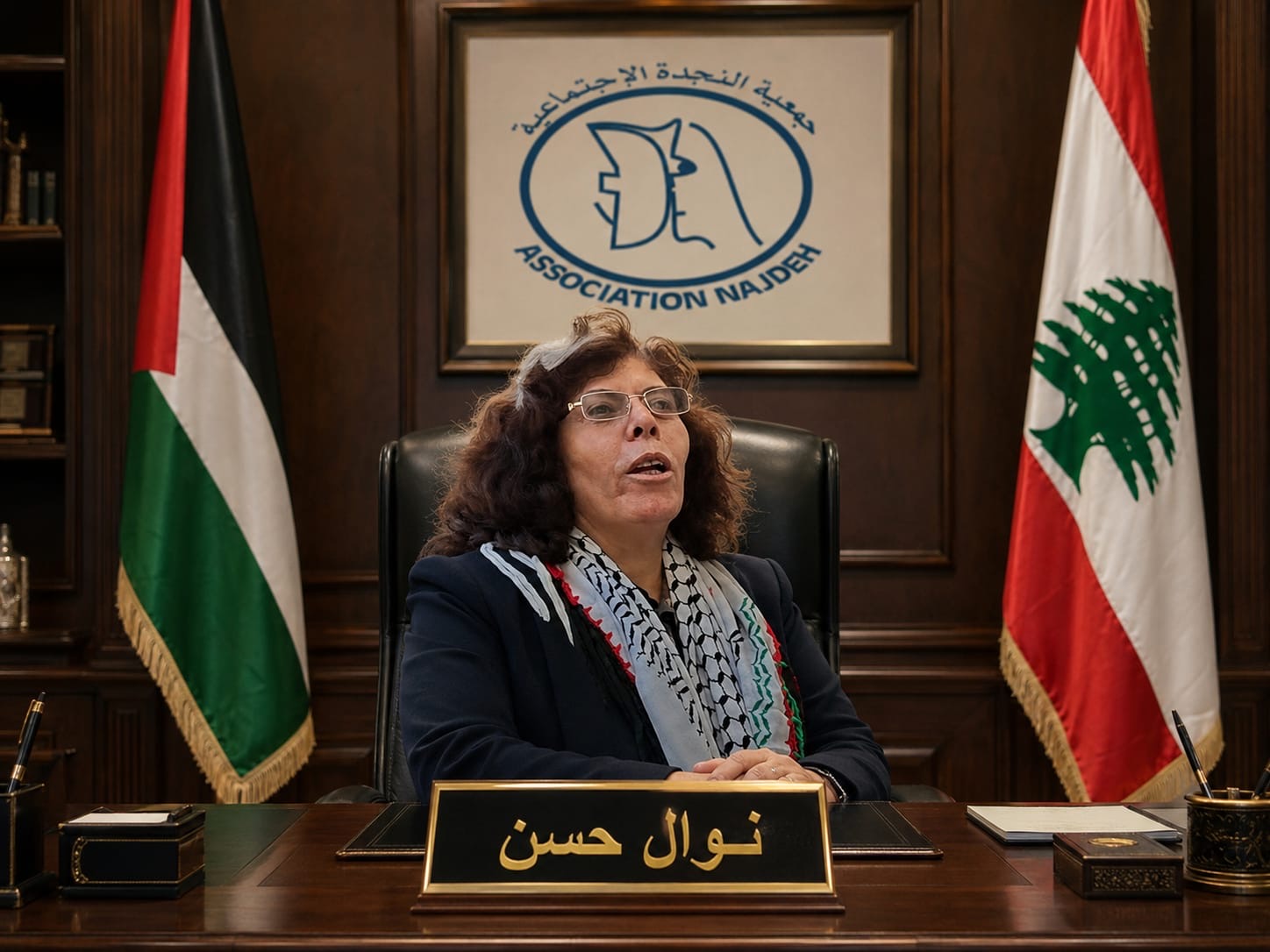 شكر و تقدير للأُستاذة نوال حسن لجهودها و عطائها لخدمة المجتمع