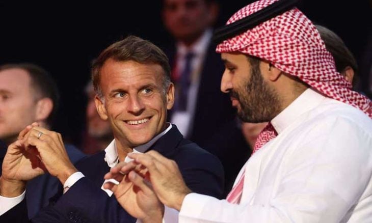 بن سلمان وماكرون يناقشان اليوم في باريس العقود والحرب في الخليج