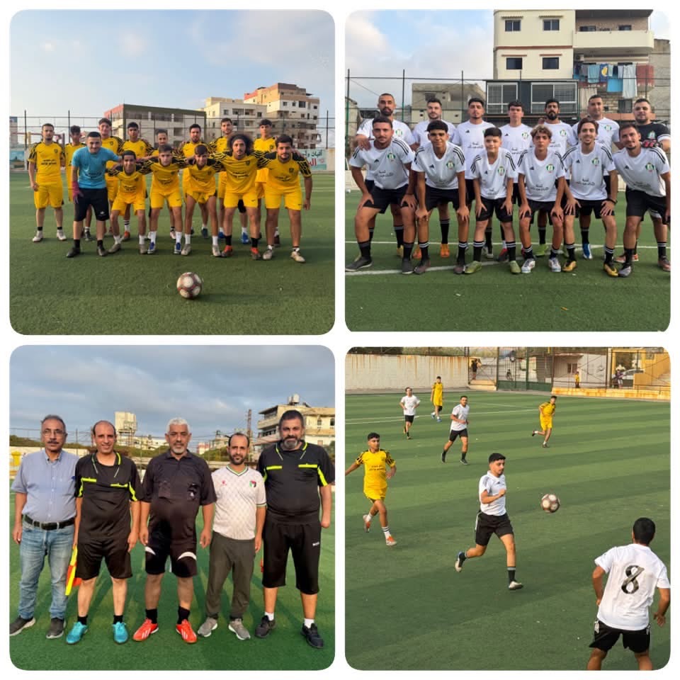 مباراة مثيرة تنتهي بالتعادل بين الأجيال واليرموك في منافسات كأس الألف شهيد /في نهر البارد