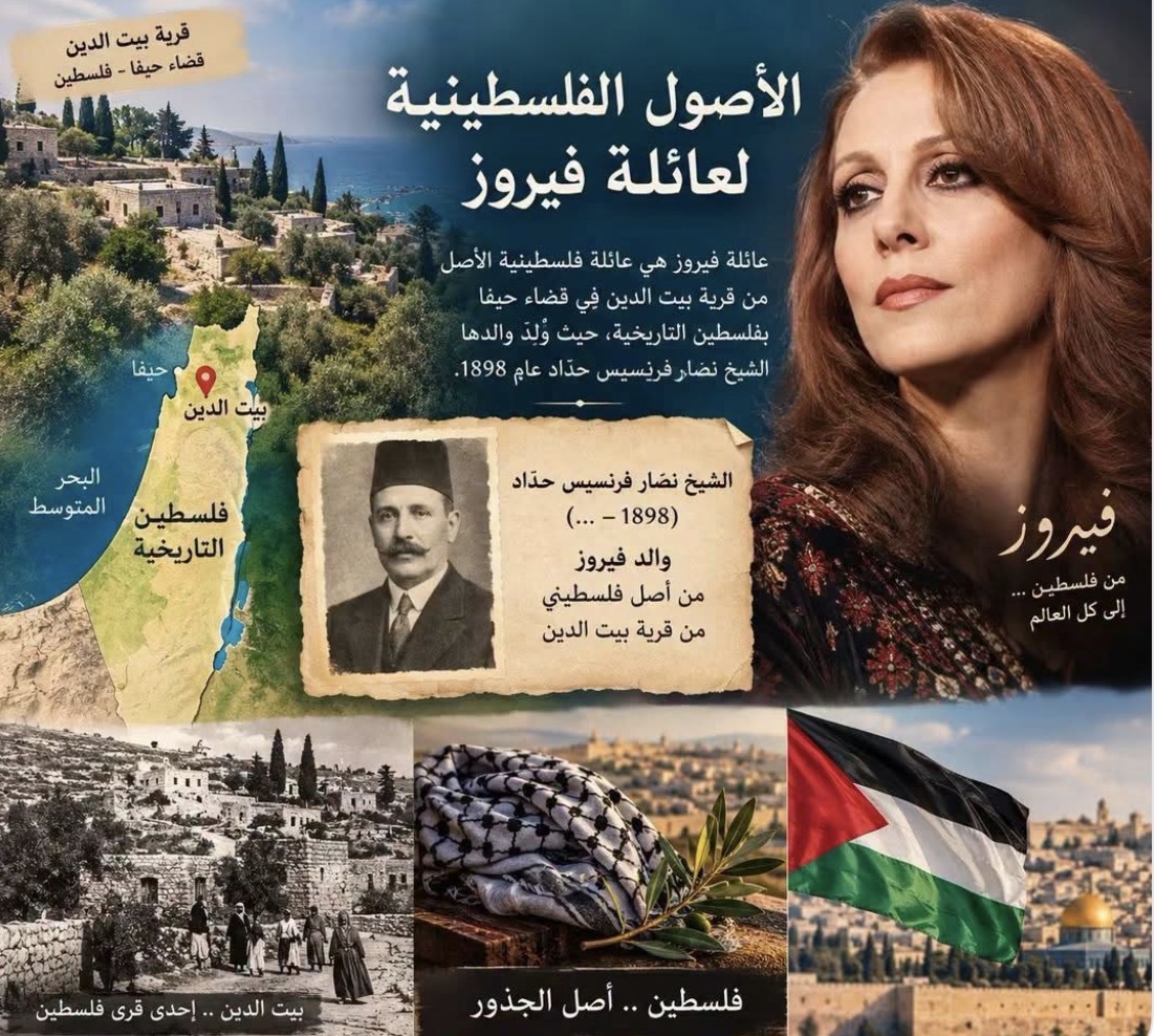 تُجسّد عائلة أجداد الفنانة فيروز (نهاد حداد) مثالا تاريخيا على دور قانون الجنسية البريطاني  اثناء احتلال فلسطين