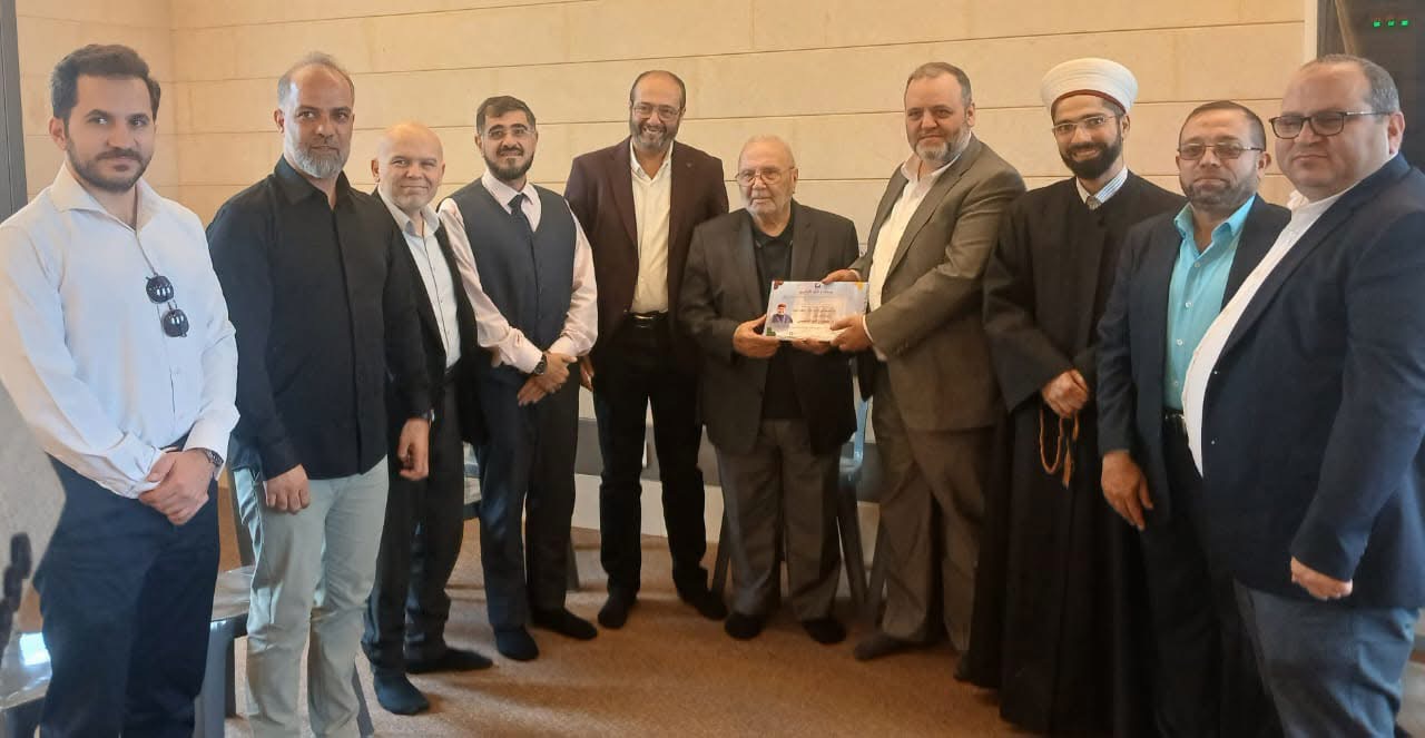 جمعية الإرشاد والإصلاح  تستضيف الداعية الشيخ د. محمد راتب النابلسي ومرافِقِيه في مسجد أبي الأنبياء ابراهيم عليه السلام في عاليه .