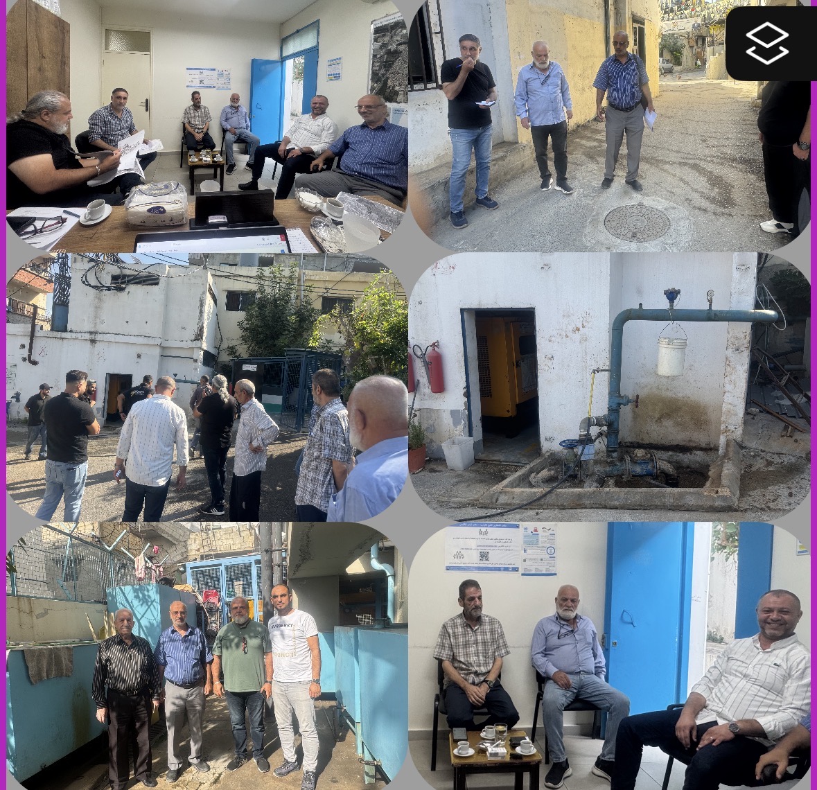 *استكمال دراسة مشكلات البنية التحتية في المخيمات الفلسطينية في لبنان*